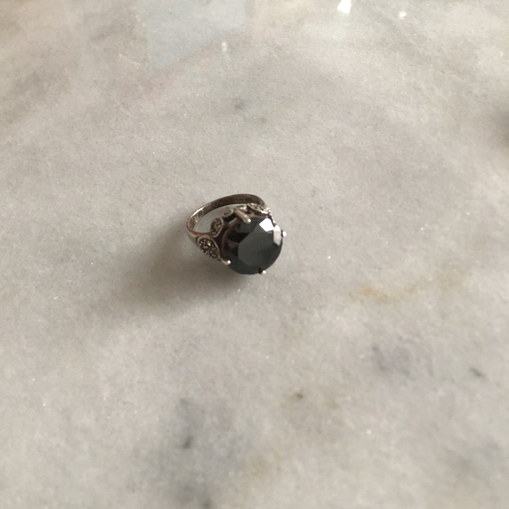Black CZ ring